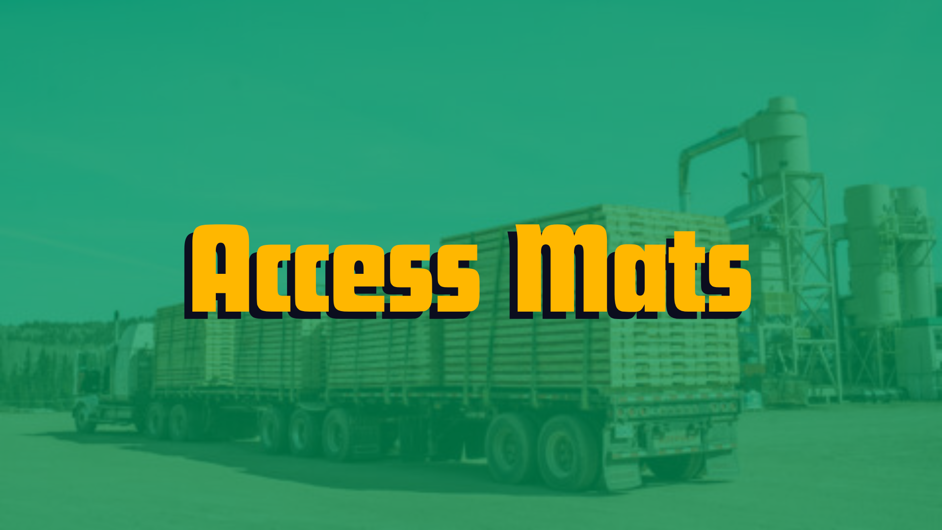 industrial timber products including lumber, access mats and cants in Northern British Columbia